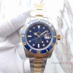 EW Replica Rolex Submariner Two Tone Diamond Markers Watch Swiss 3135_th.jpg